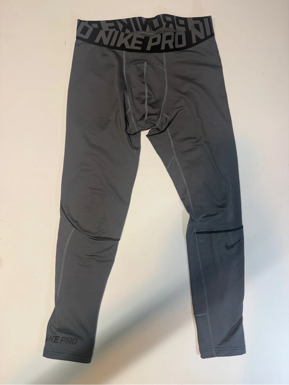 Nike Pro Men's Boxer Brief Tights - Charcoal Gray